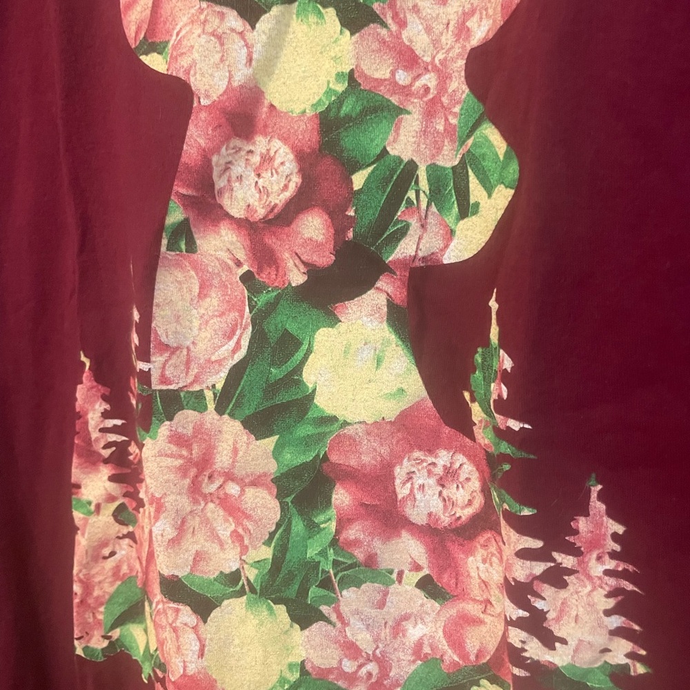 Floral Deer Graphic T-Shirt - Picture 2 of 5